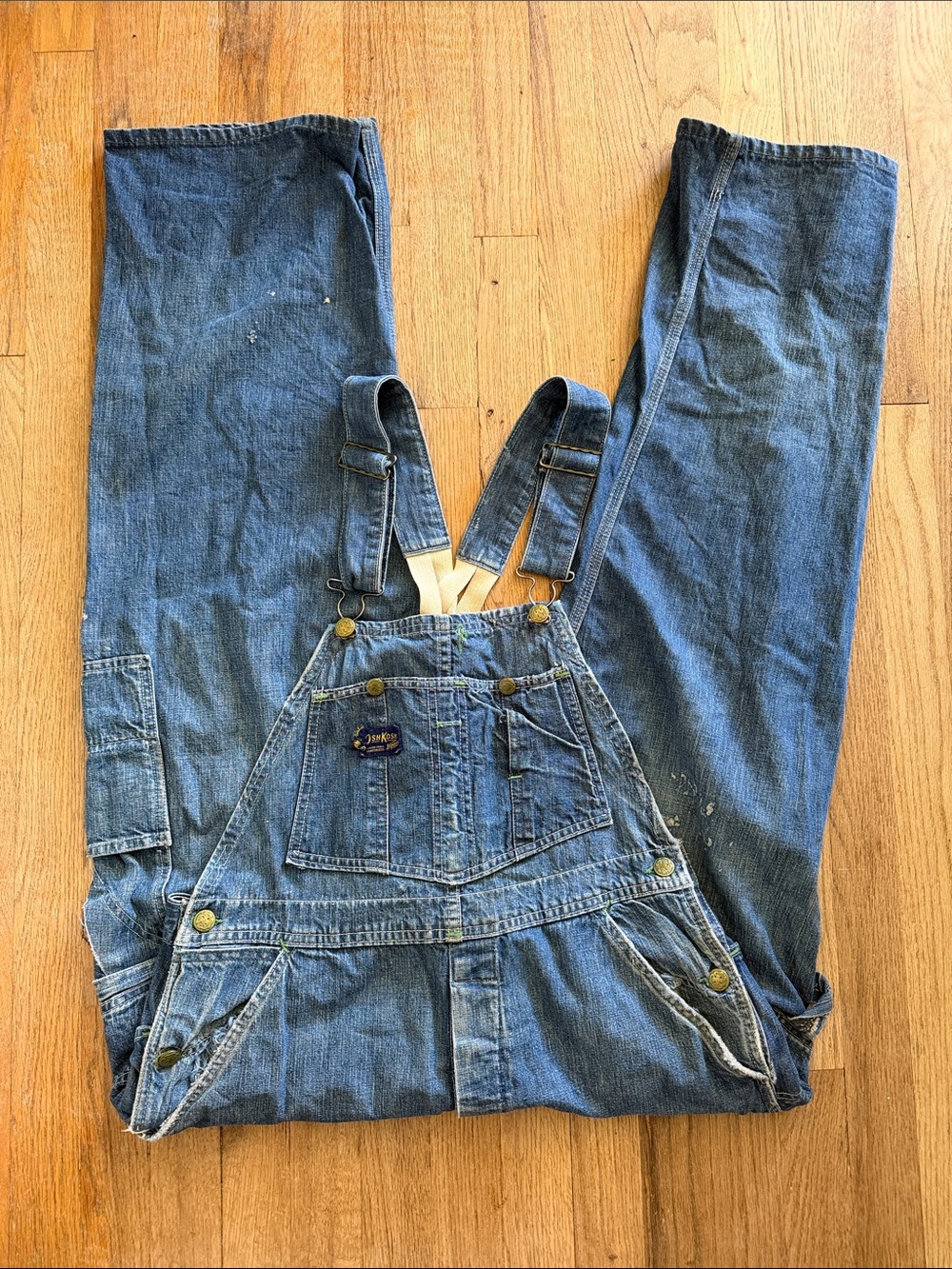 VTG OshKosh B'gosh Men's Denim Relaxed Overalls Waist 34